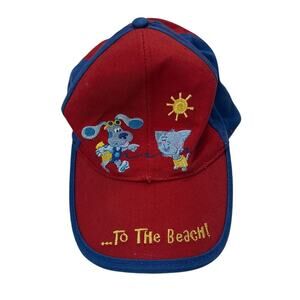Vintage Blues Clues 2005 Viacom NickJR Kids 4-6 Blue Periwinkle Cat Cap Hat